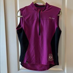 Pearl Izumi Women's Purple and Black Sleeveless Jersey